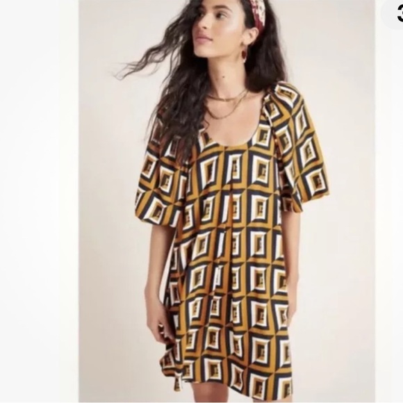ANTHROPOLOGIE COREY LYNN CALTER Meriwether Dress Size S - Picture 1 of 8